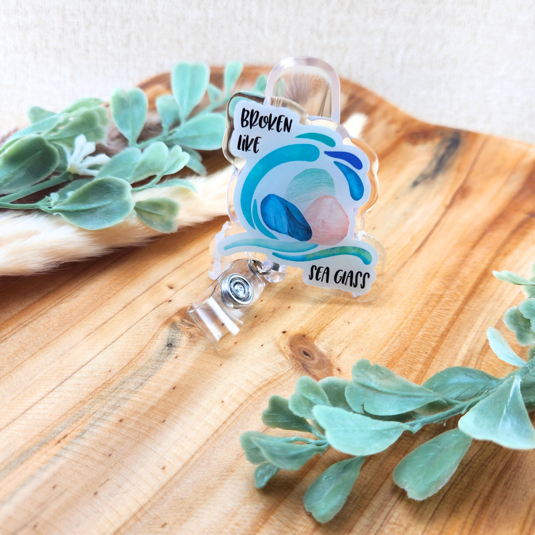Broken like Sea Glass Life Metaphor—Life and Authenticity (badge reel)