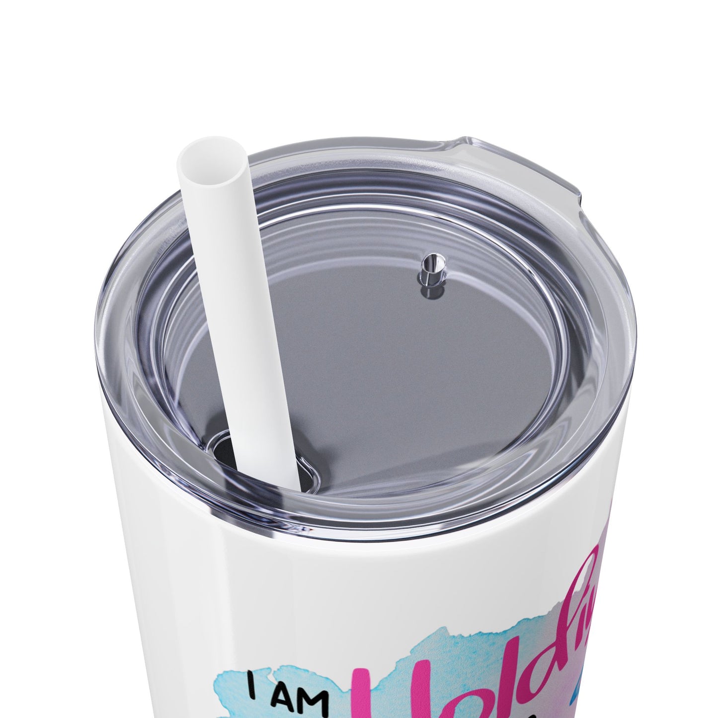 I am Holding onto Hope with Butterfly—Life after Pregnancy Loss (stainless steel tumbler)