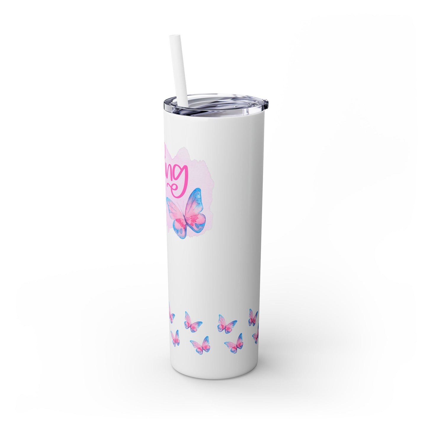 I am Holding onto Hope with Butterfly—Life after Pregnancy Loss (stainless steel tumbler)