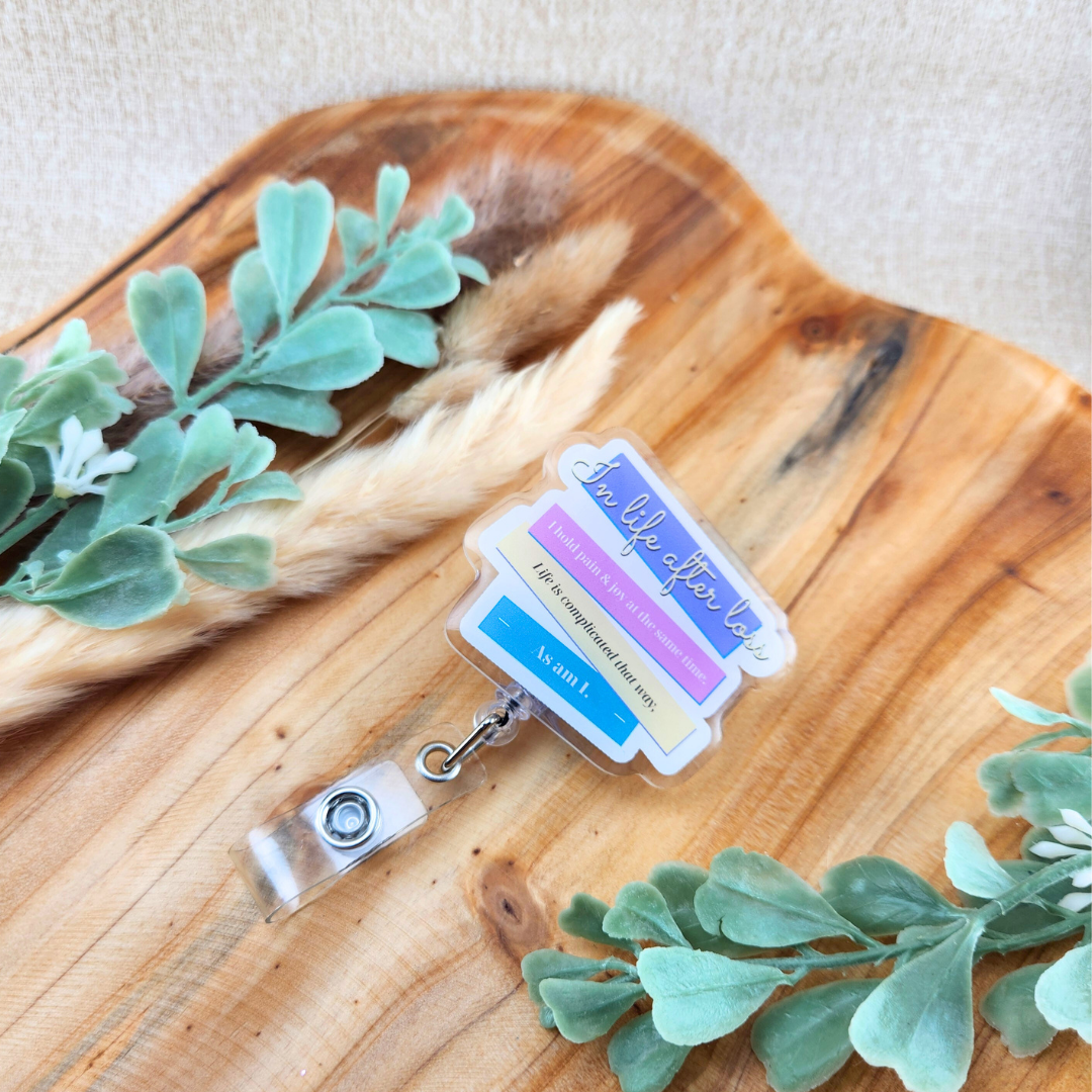 In Life After Loss, I Hold Pain and Joy at the Same Time—Grief Awareness and Education (badge reel)