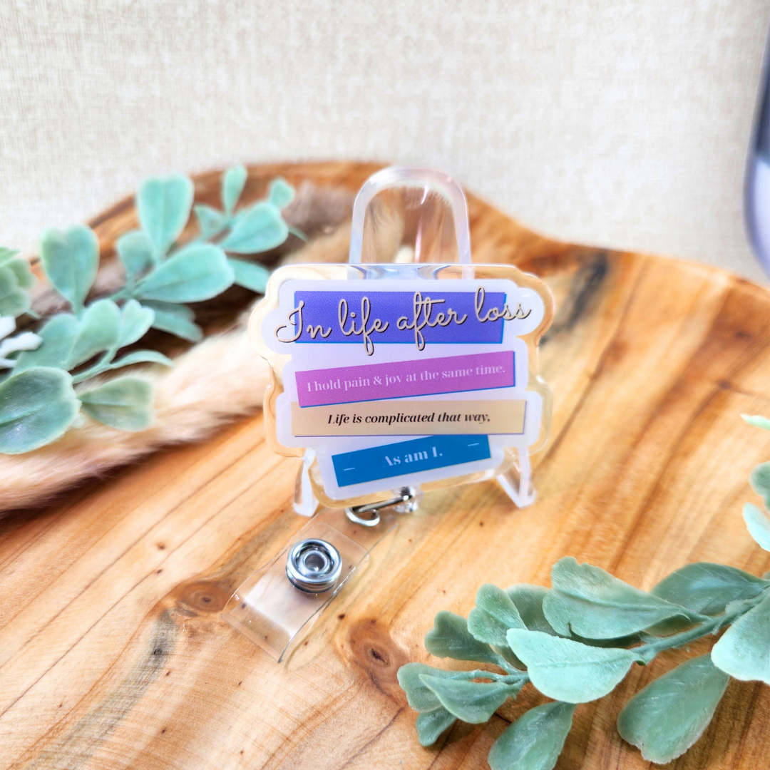 In Life After Loss, I Hold Pain and Joy at the Same Time—Grief Awareness and Education (badge reel)