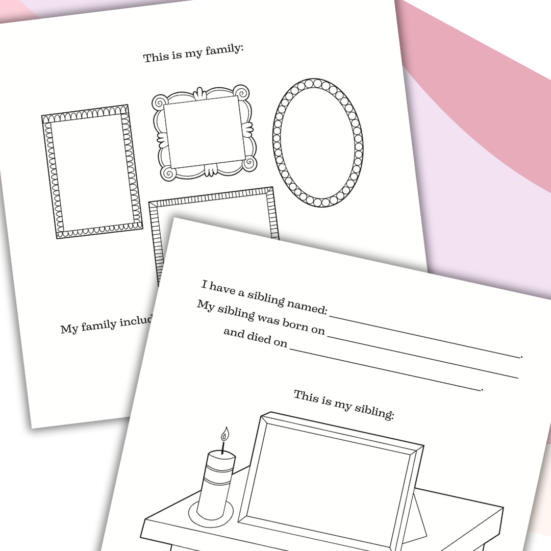 An Elephant Never Forgets; A Guided Coloring and Activity Book for Children with a Deceased Sibling—Baby Loss Sibling Remembrance (coloring and activity book)