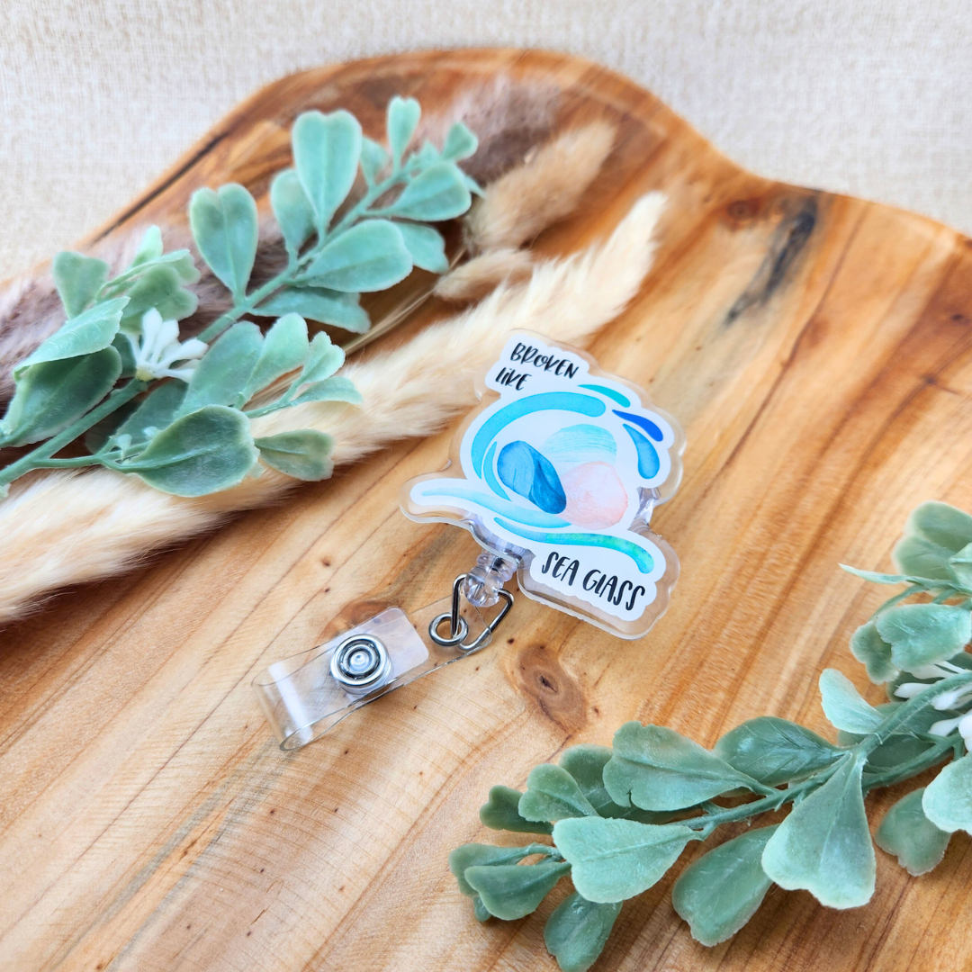 Broken like Sea Glass Life Metaphor—Life and Authenticity (badge reel)