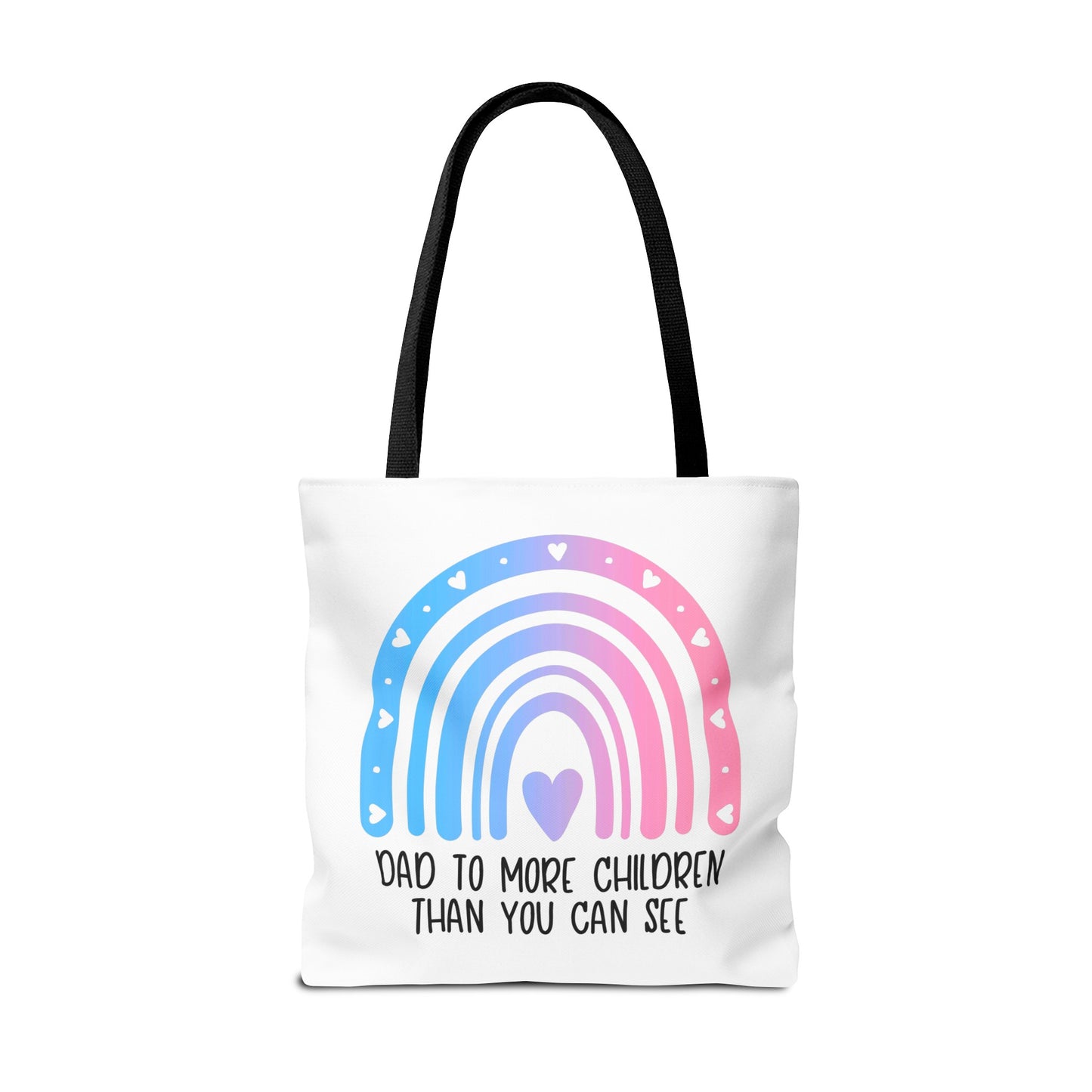 Mom/Dad to more children than you can see—Baby Loss Awareness and Remembrance (poly tote bag)