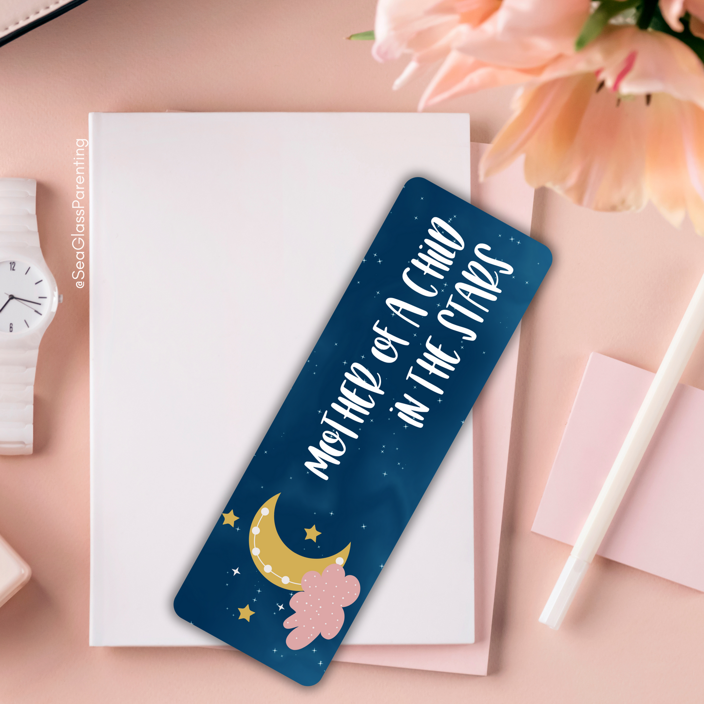 Mother/Father of a child in the stars—Baby Loss Awareness and Remembrance (laminated bookmark)