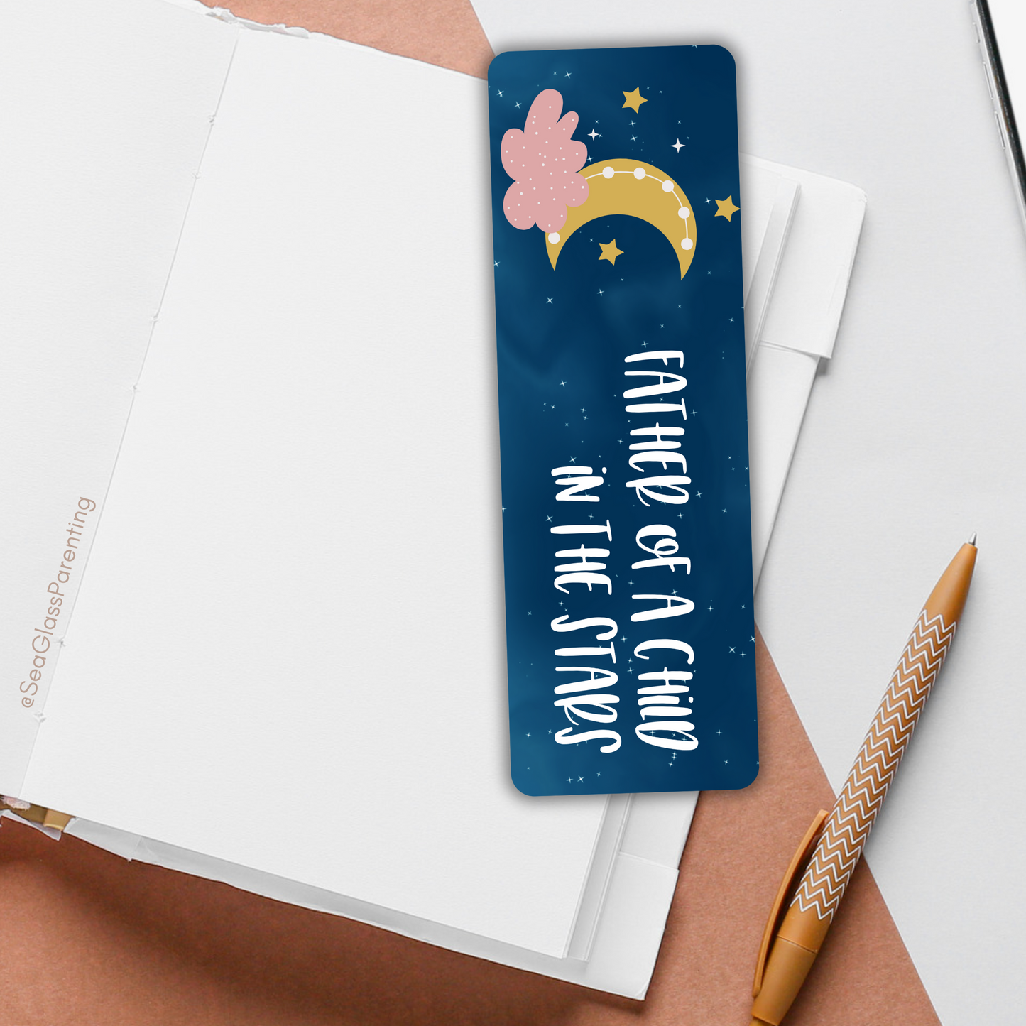 Mother/Father of a child in the stars—Baby Loss Awareness and Remembrance (laminated bookmark)