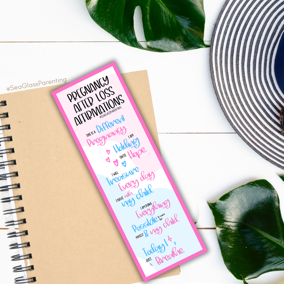 Pregnancy after Loss Affirmations (Bulk Order)—Pregnancy and Parenting after Loss (non-laminated bookmark)