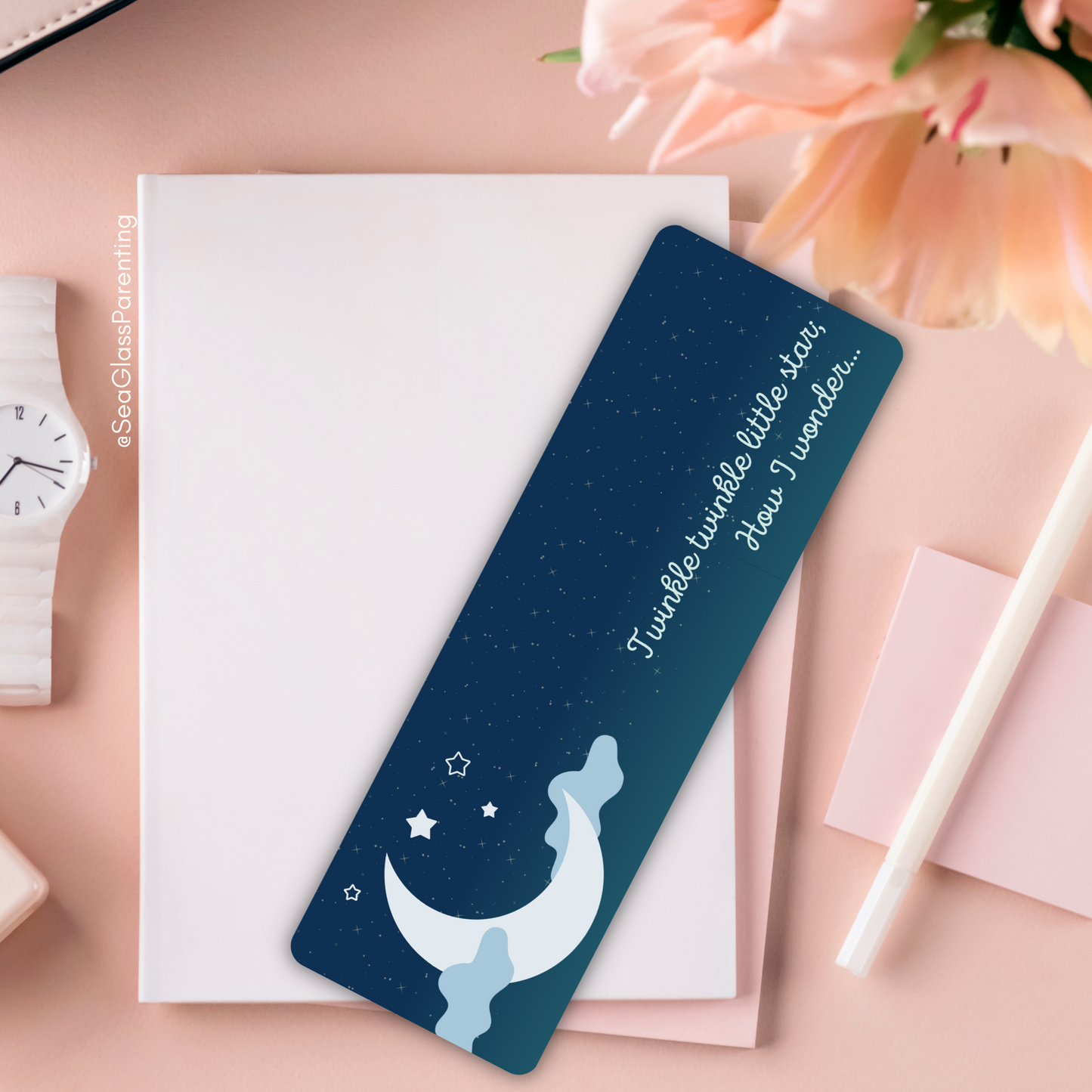 Twinkle twinkle little star, How I wonder so many things about you—Baby Loss Remembrance (laminated bookmark)