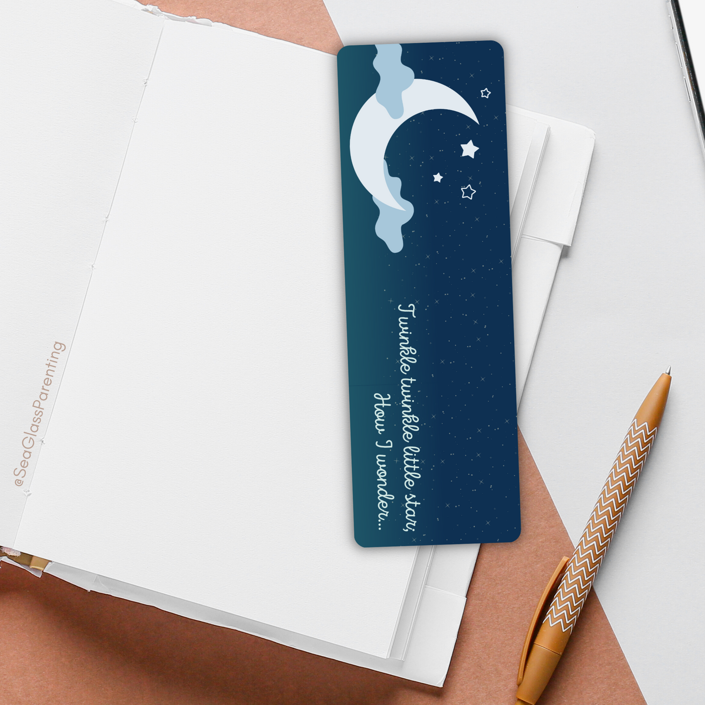 Twinkle twinkle little star, How I wonder so many things about you—Baby Loss Remembrance (laminated bookmark)