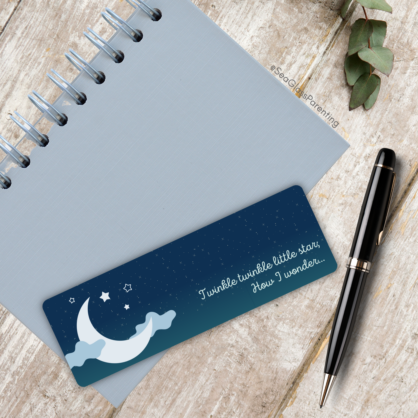 Twinkle twinkle little star, How I wonder so many things about you—Baby Loss Remembrance (laminated bookmark)