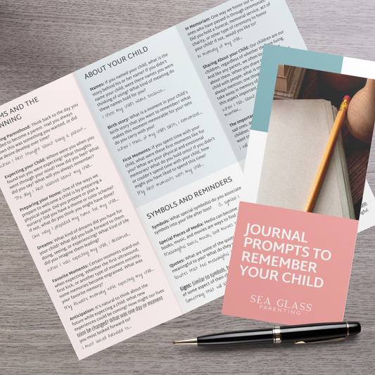 Journal Prompts to Remember Your Child—Awareness and Remembrance Resources (brochure)