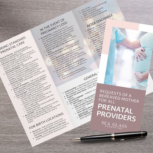 Requests of a Bereaved Mother for All Prenatal Providers—Awareness and Remembrance Resources (brochure)