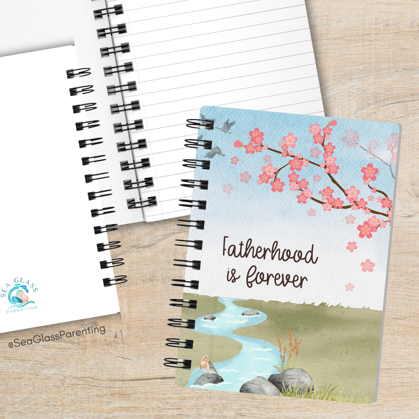 Cherry Blossoms Motherhood/Fatherhood is Forever—I'm a Bereaved Parent (gift set)