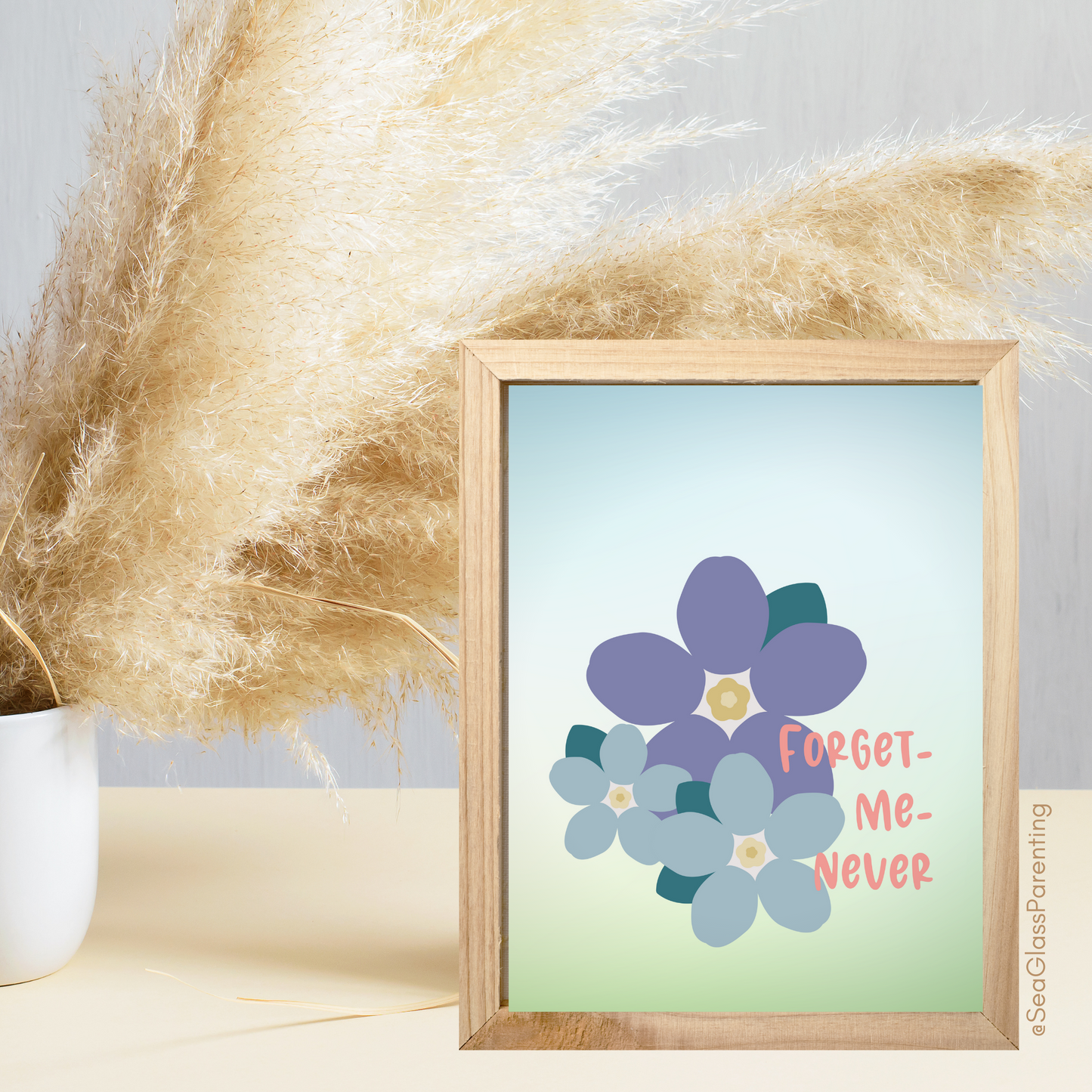 Forget me Never—Baby loss sympathy & remembrance (greeting card)