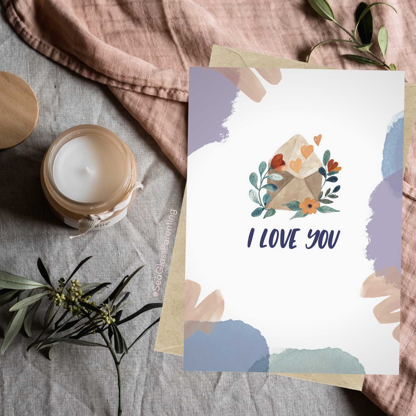 I love you so much. I'm sorry for your loss—Grief and loss support (greeting card)