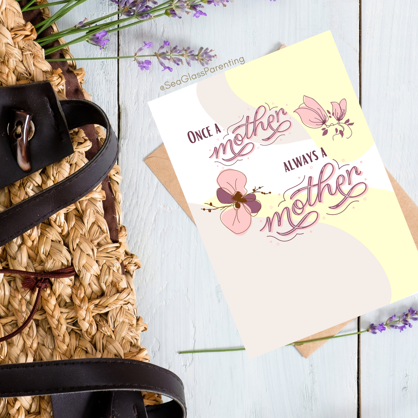 Once a Mother, Always a Mother (Blank inside)—Mothers Day (greeting card)