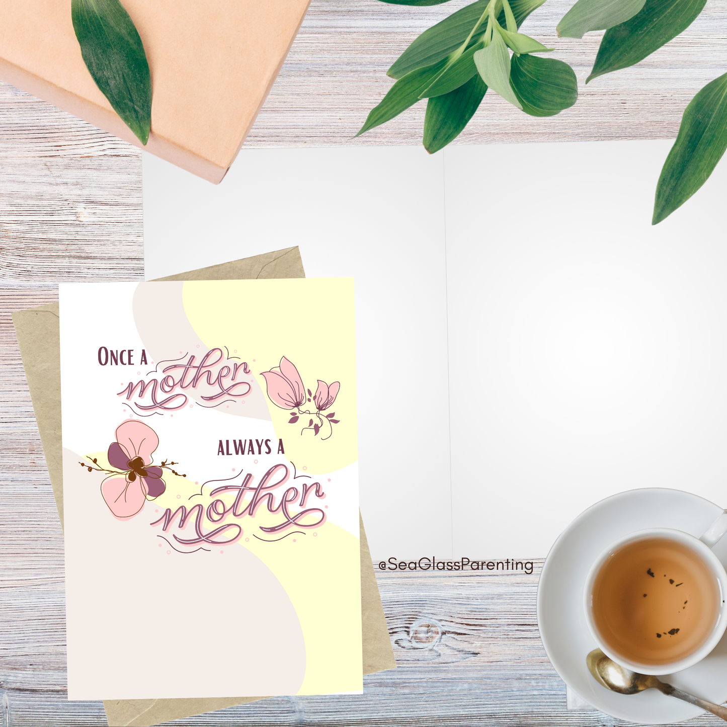 Once a Mother, Always a Mother (Blank inside)—Mothers Day (greeting card)