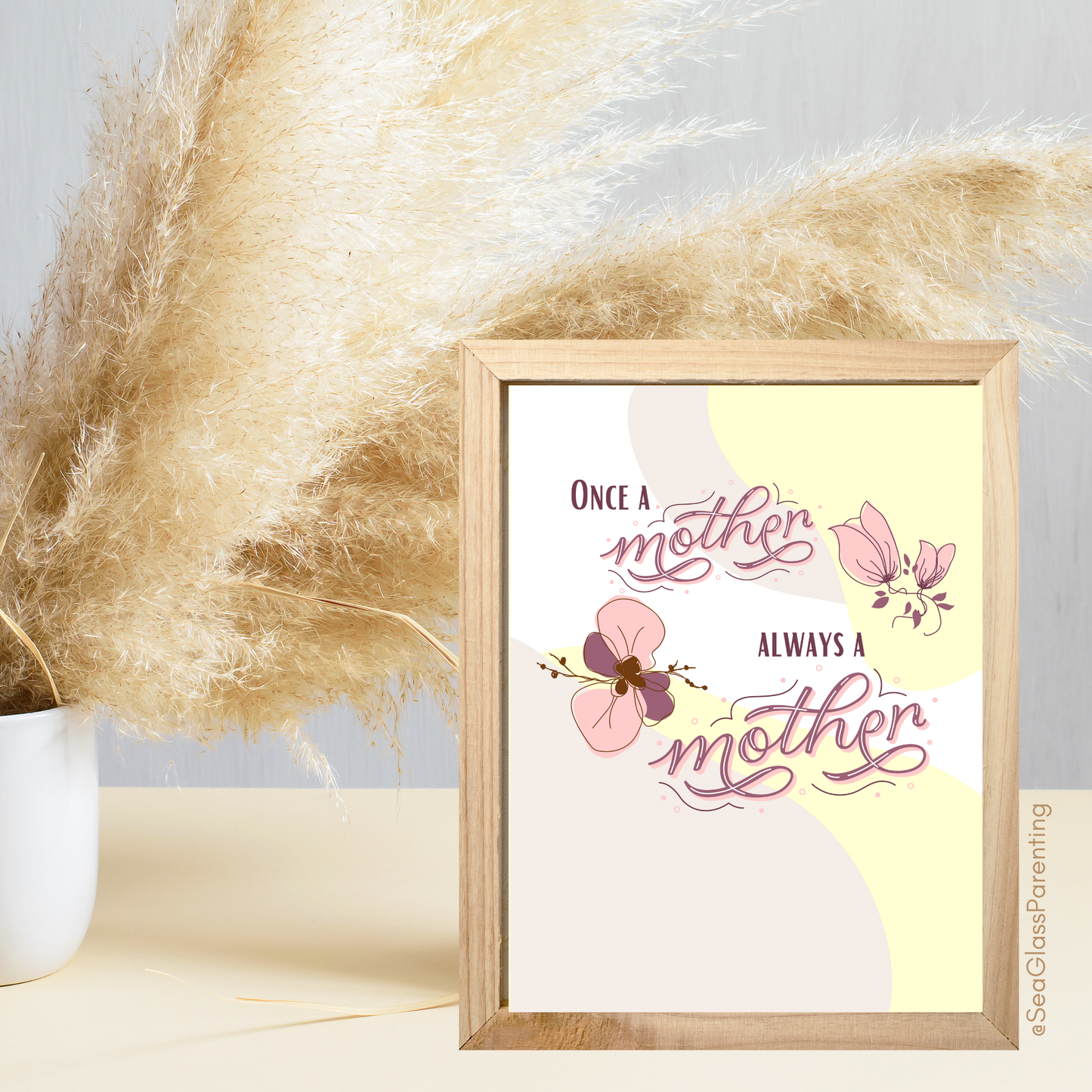 Once a Mother, Always a Mother (Blank inside)—Mothers Day (greeting card)