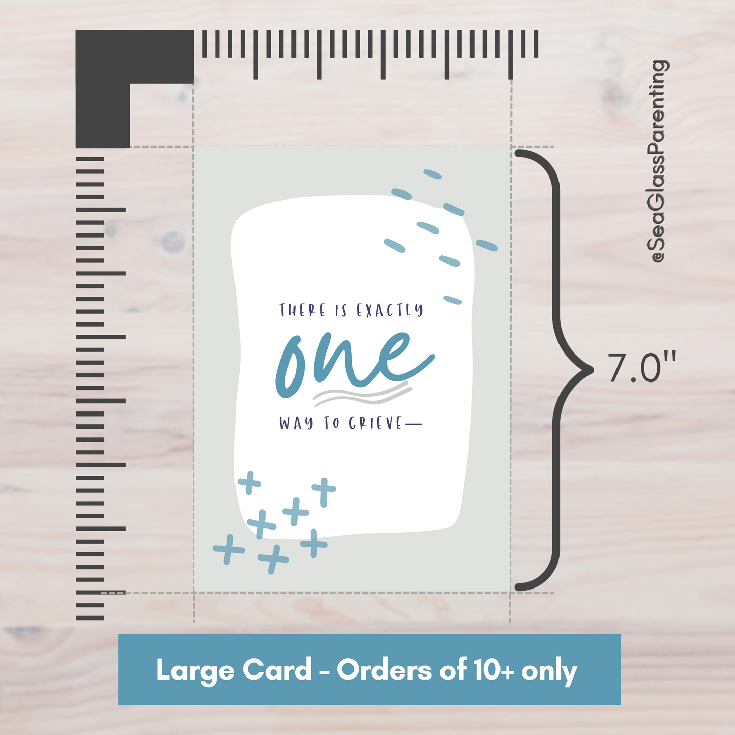 There is exactly one way to grieve—YOUR way—Grief and loss support (greeting card)