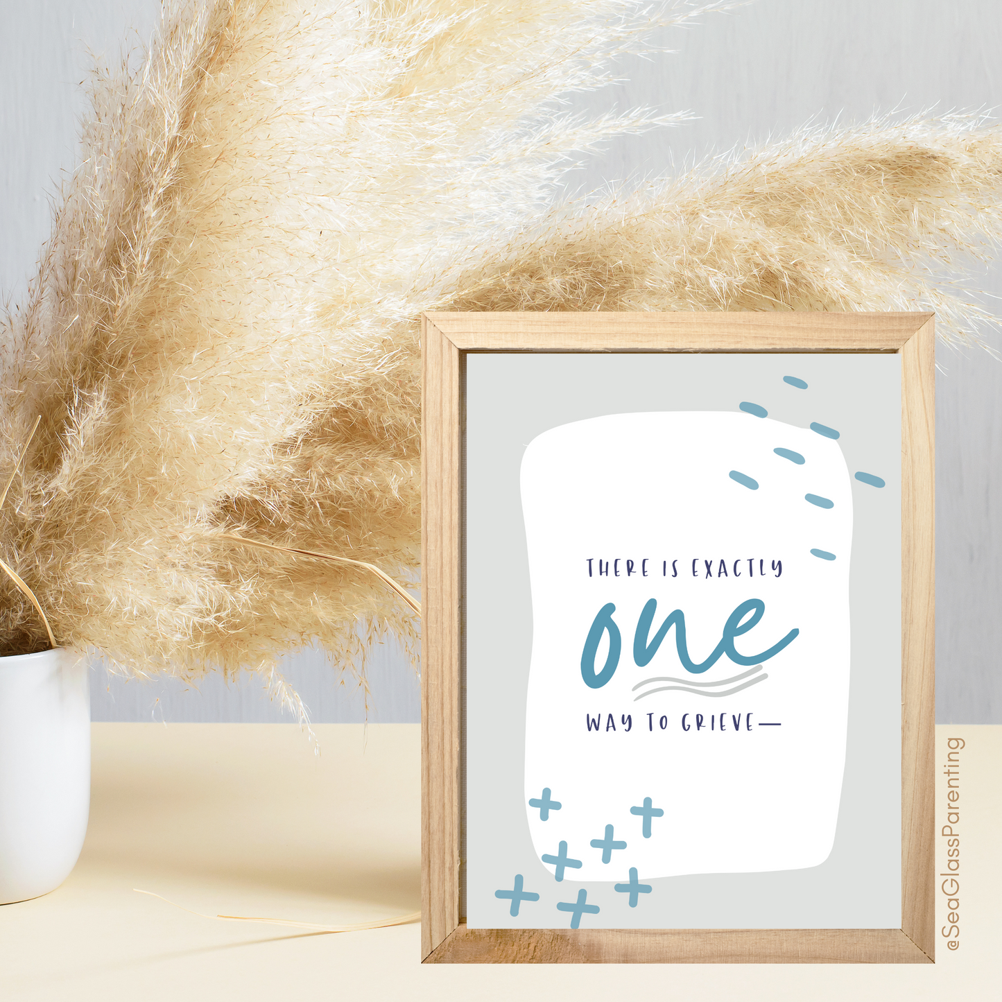 There is exactly one way to grieve—YOUR way—Grief and loss support (greeting card)