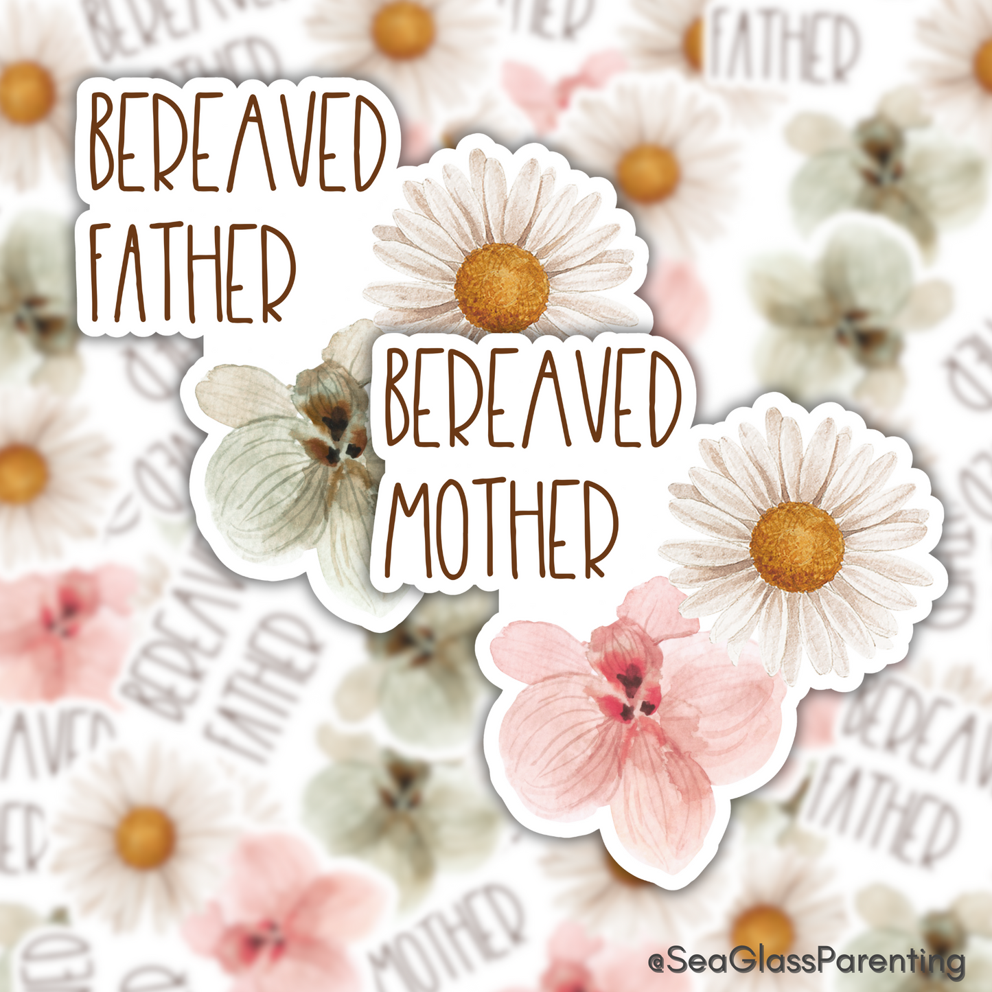 Motherhood/Fatherhood Sticker Set—I'm a Bereaved Parent (vinyl sticker set)