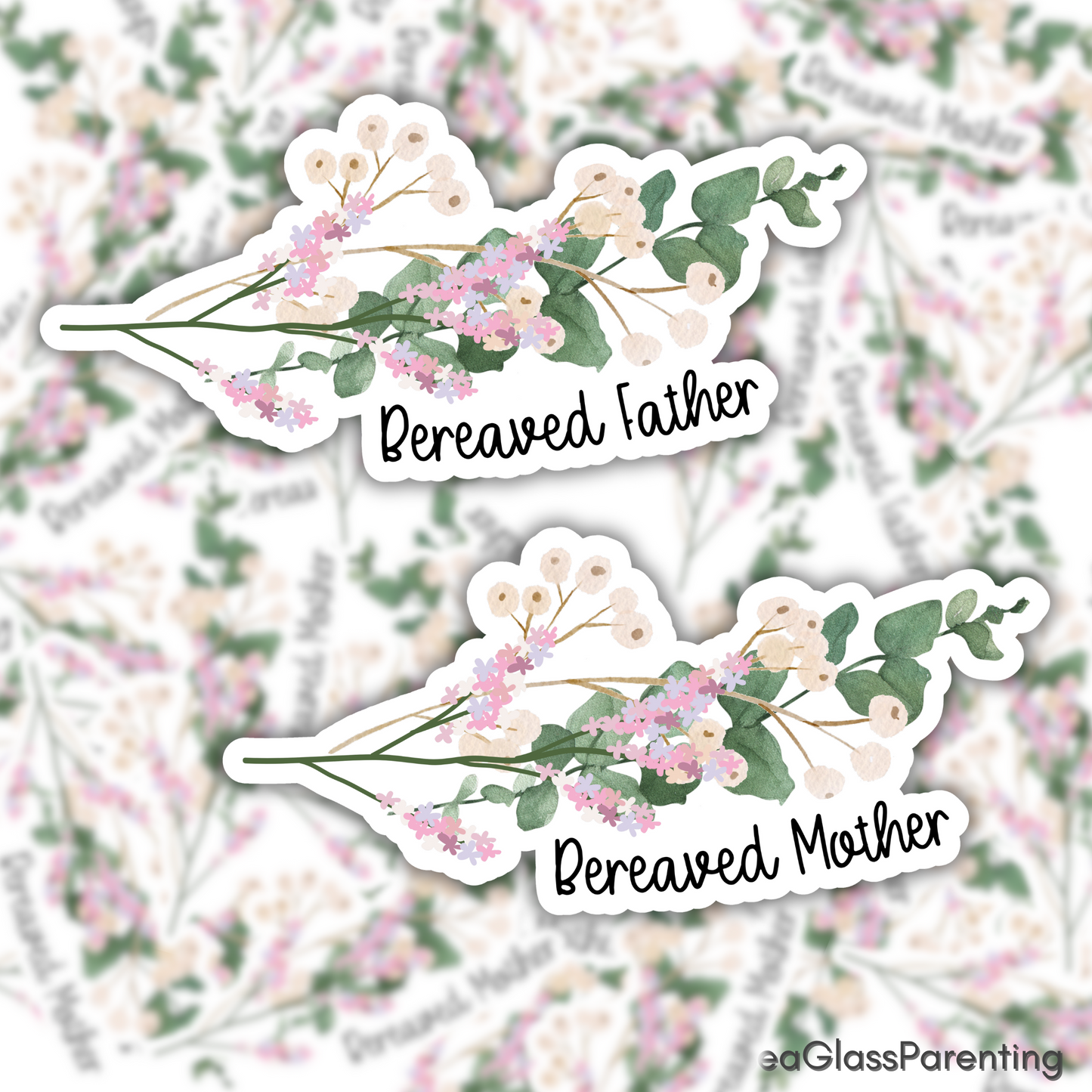 Motherhood/Fatherhood Sticker Set—I'm a Bereaved Parent (vinyl sticker set)