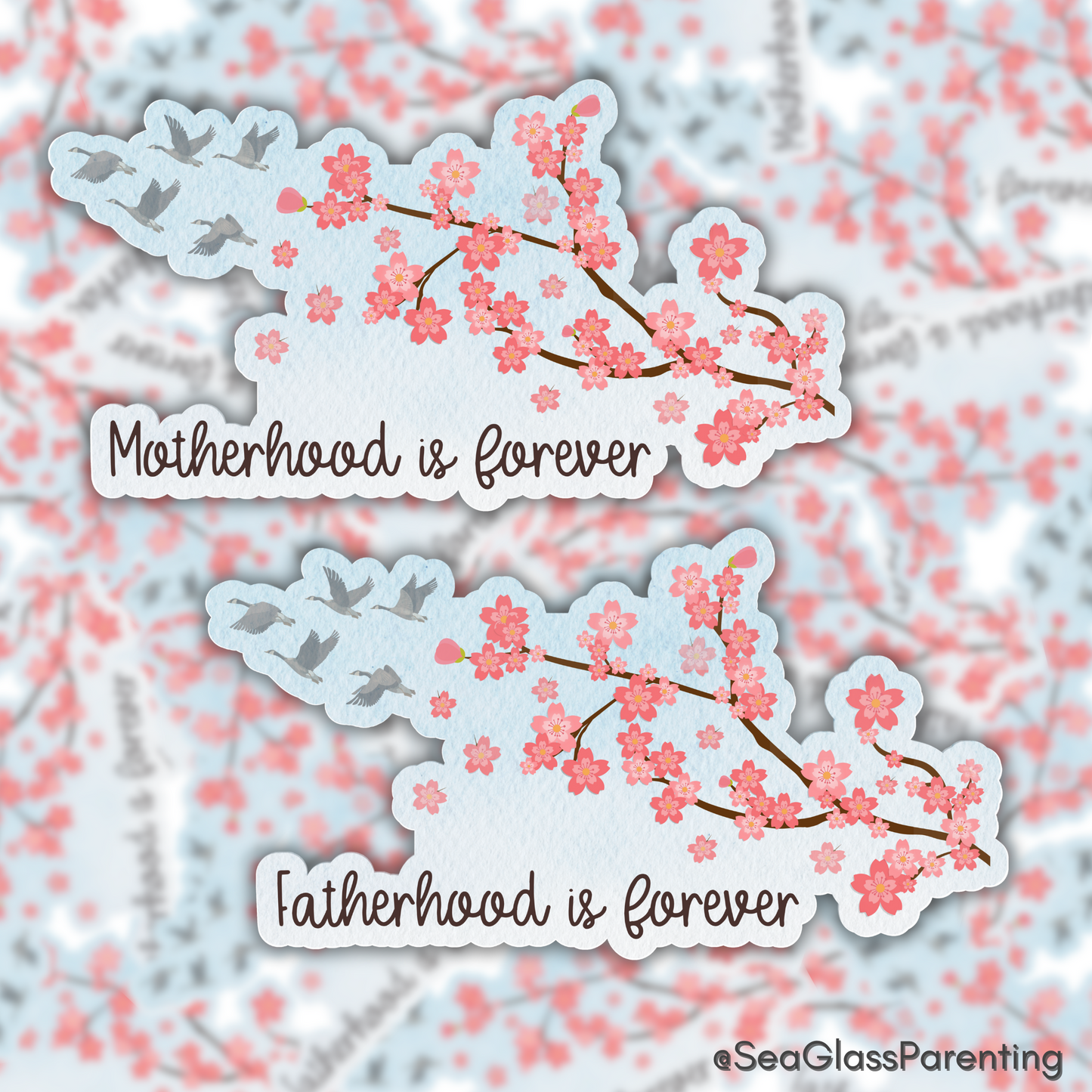 Motherhood/Fatherhood Sticker Set—I'm a Bereaved Parent (vinyl sticker set)