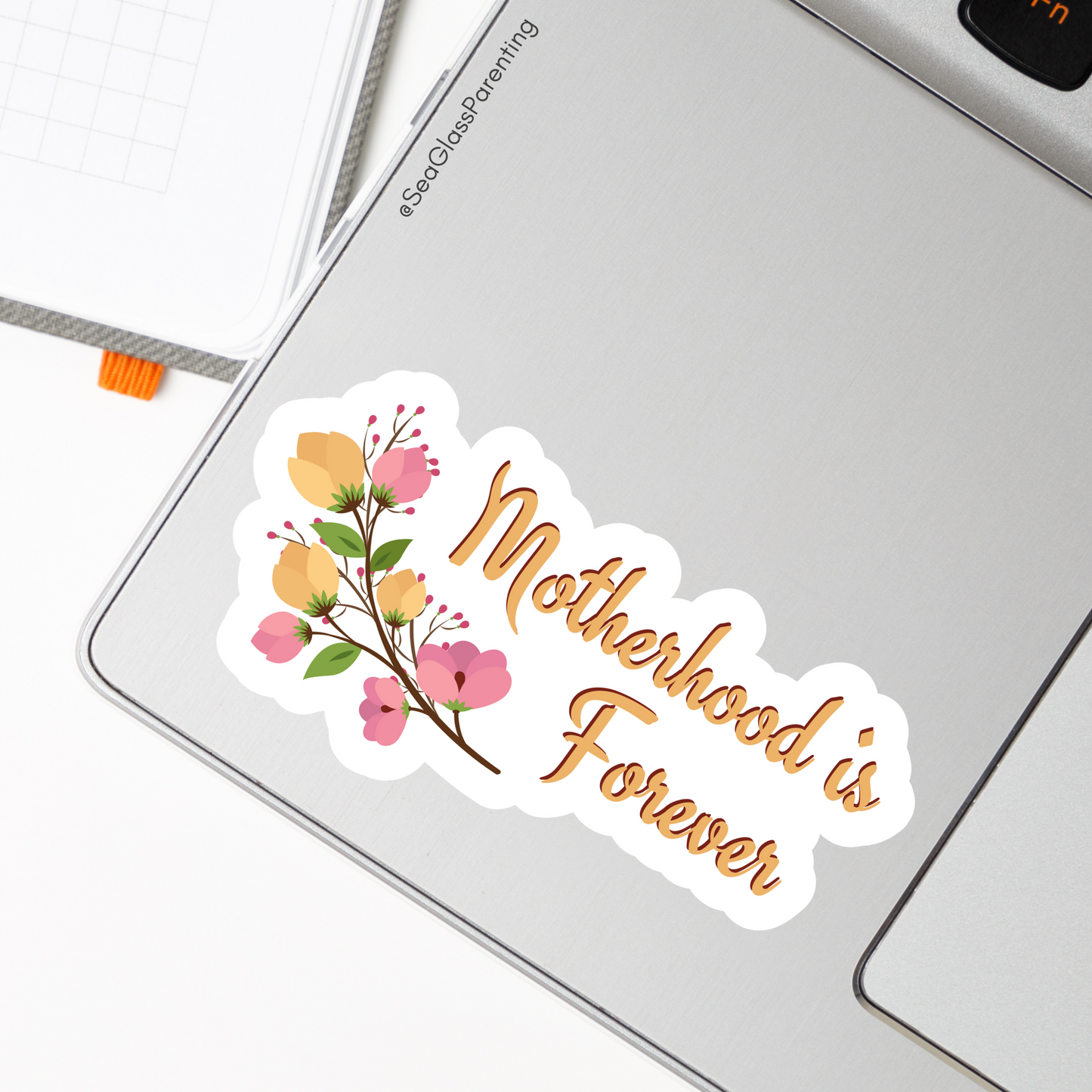 Motherhood is Forever—Bereaved Parenting (vinyl sticker)