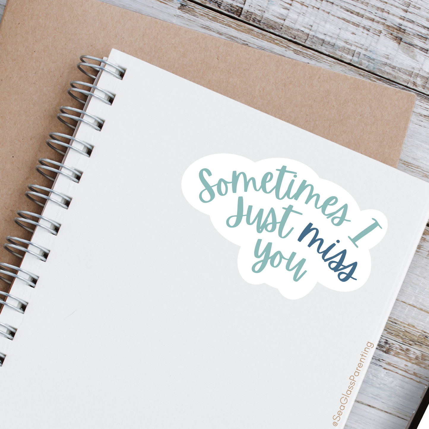 Sometimes I just *miss* you—Baby Loss Remembrance (vinyl sticker)